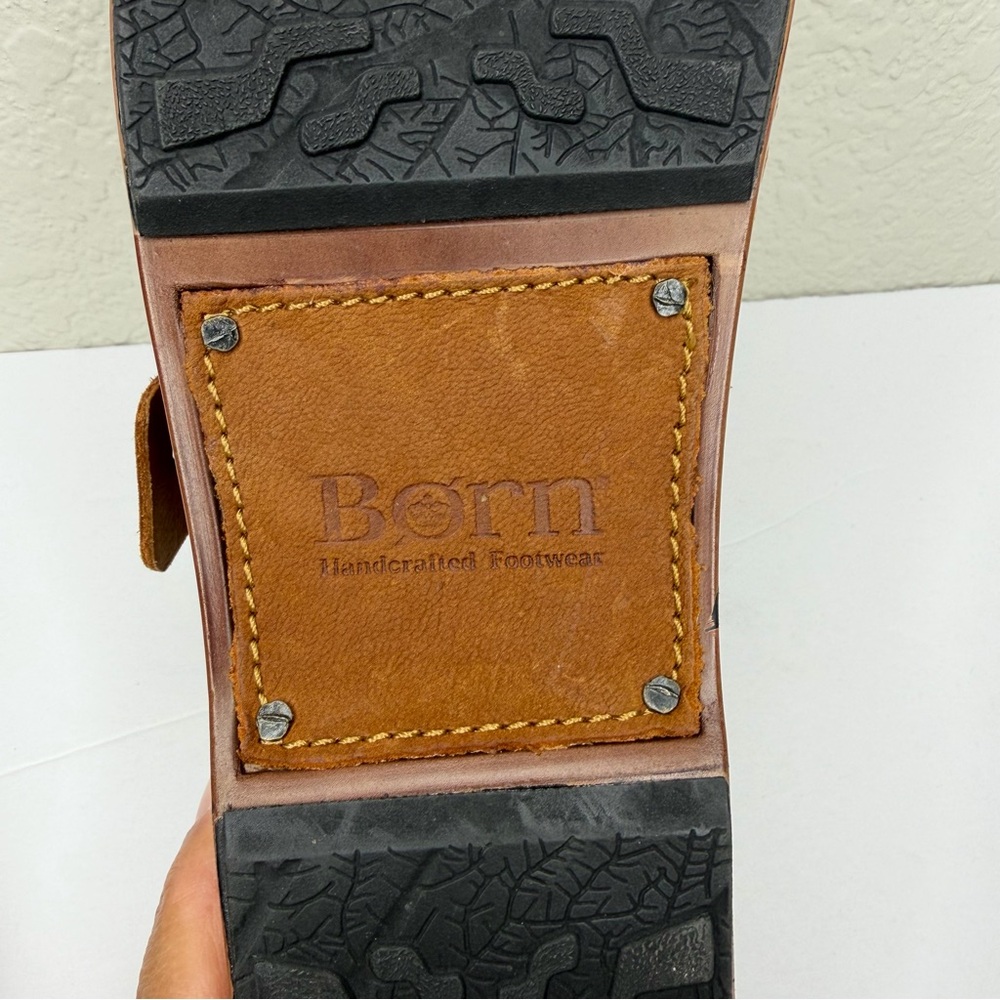 Born Women’s Banyan Suede Leather with Buckle detail Slip-on Comfort Clogs Sz 8 - Picture 11 of 11